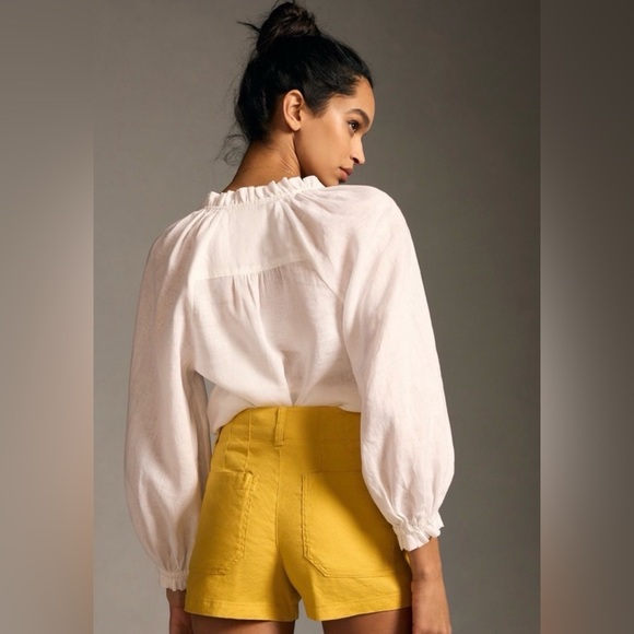 NWT / Anthropologie Colette Linen Shorts by Maeve. Size 29 - Picture 3 of 9